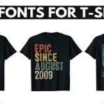 Best Fonts for POD T-Shirts and Mugs