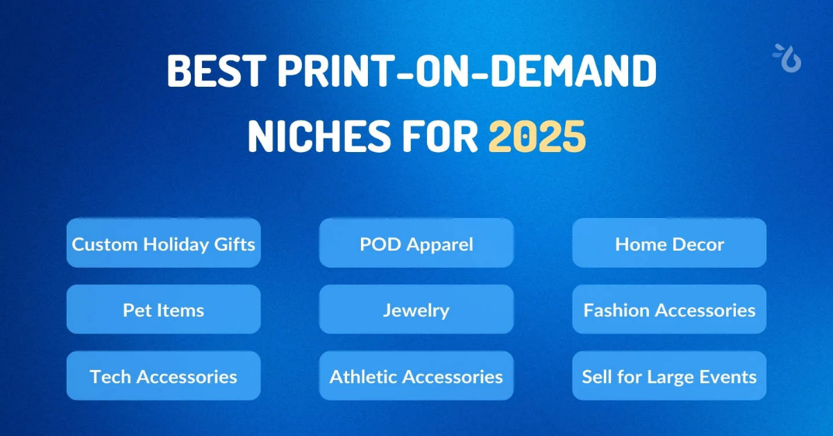 Top Niches for Print-on-Demand Businesses in 2025 Profitable Ideas